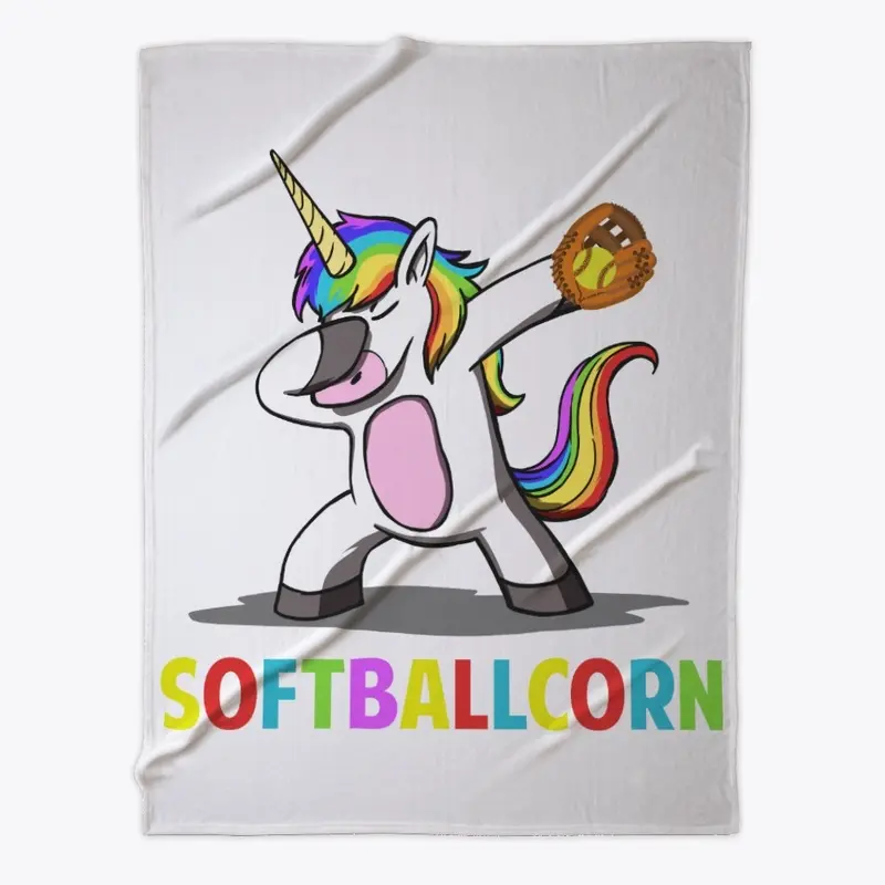 Softballcorn Softball Unicorn Dabbing